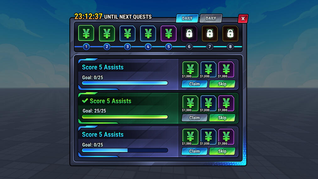 Soccer:Zero Game UI
